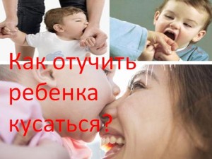 Как отучить ребенка кусаться?